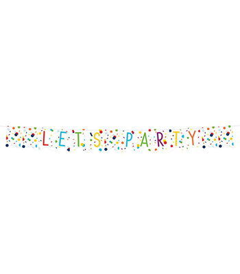 Γιρλάντα Σημαιάκια Confetti Birthday