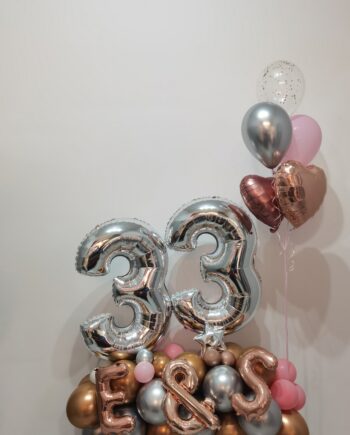 Μπαλόνια γενεθλίων με αριθμούς